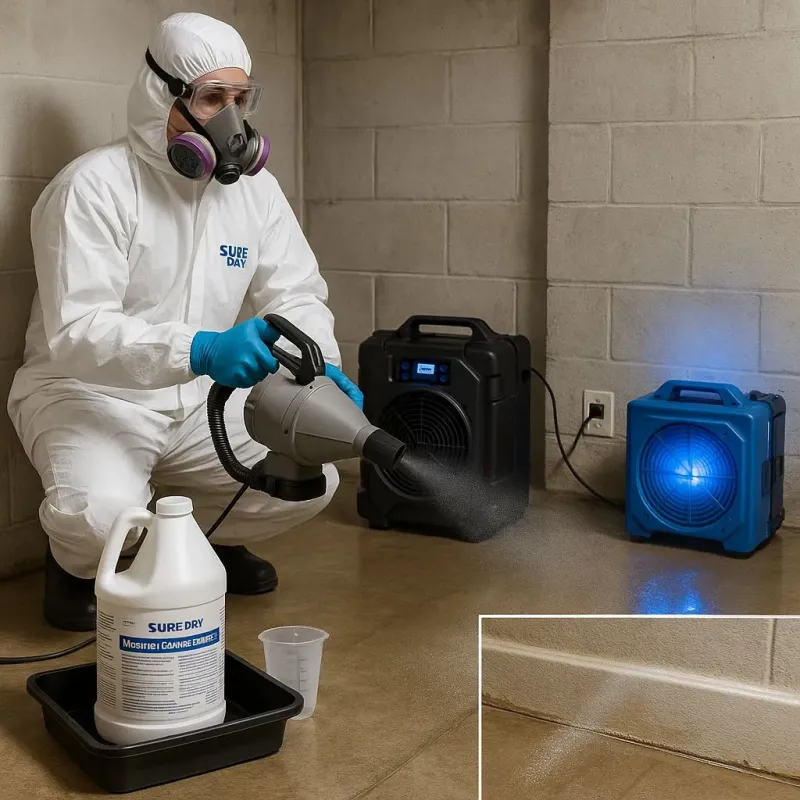Sanitization and Odor Removal process in South Park Township, PA
